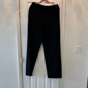 High-Waist Black Women's Trousers